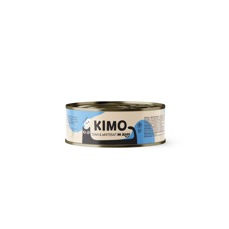 Kimo Tuna & Whitebait in Jelly konserv kassidele 70g