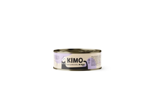 Kimo Tuna & Mackerel in Jelly konserv kassidele 70g