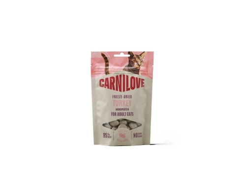 Carnilove külmkuivatatud maius Turkey kassidele 40g
