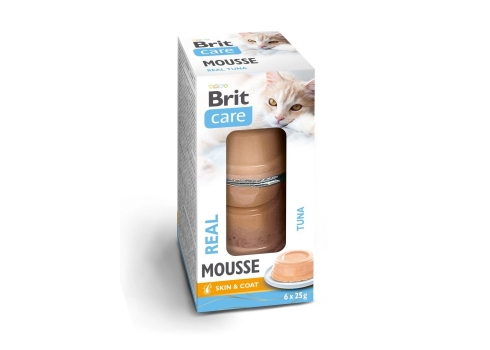 Brit Care Mousse Real Tuna märgtoit kassidele 6x25g