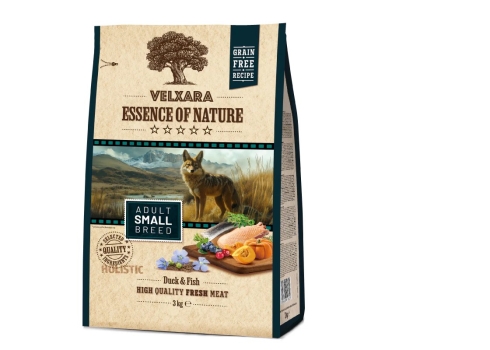 Velxara holistic koeratoit väikestele tõugudele pardi ja heeringaga 750g