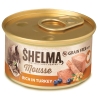 Shelma mousse konserv kassile kalkuni, mustikate ja astelpajuga 12x85g