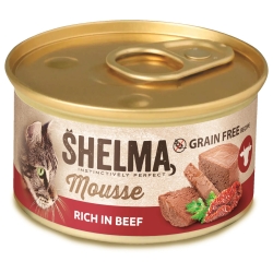 Shelma mousse konserv kassile veiseliha, tomati ja peterselliga 12x85g