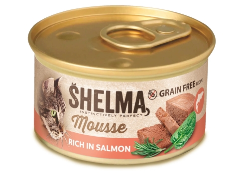 Shelma mousse konserv kassile lõhe, spinati ja rosmariiniga 12x85g