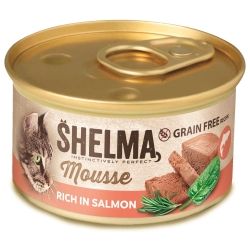 Shelma mousse konserv kassile lõhe, spinati ja rosmariiniga 12x85g