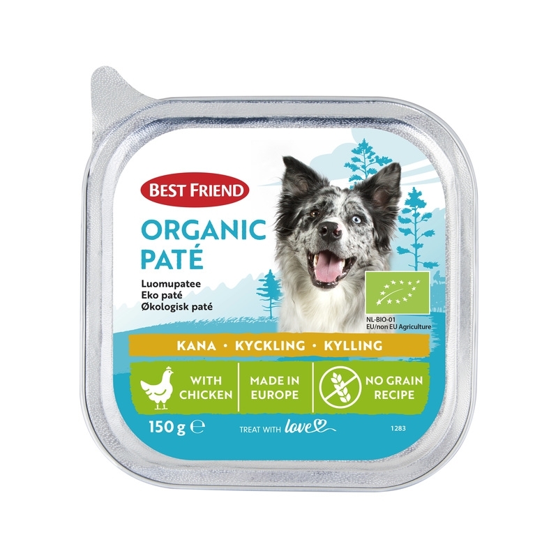 Best Friend KOERA PASTEET ORGANIC KANA 150G N1