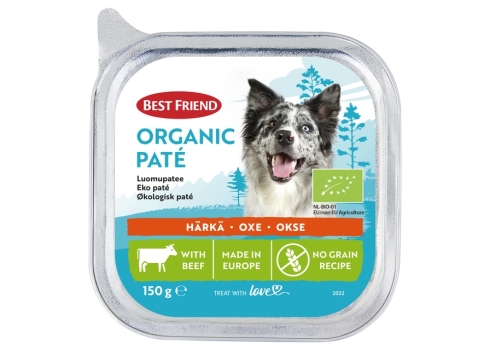 Best Friend KOERA PASTEET ORGANIC VEIS 150G N1