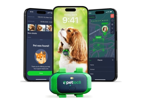 Petloc8 Mini GPS jälgimisseade kassile/koerale
