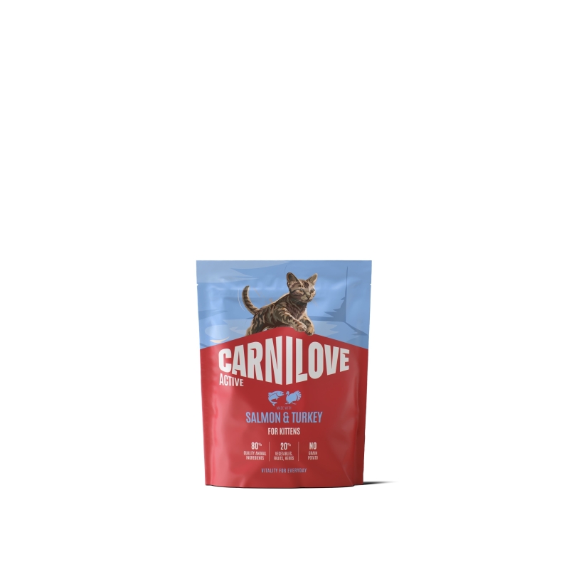 Carnilove Active Salmon & Turkey Kitten kassitoit 0,4kg