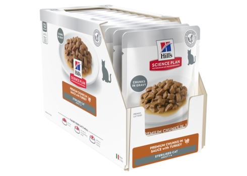 Hills kassi einekotike young sterilised kalkun 12x85g