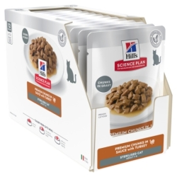 Hills kassi einekotike young sterilised kalkun 12x85g