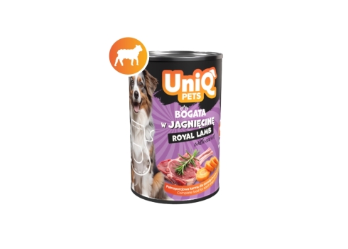 UniQ Pets Royal Lamb konserv koertele 375g