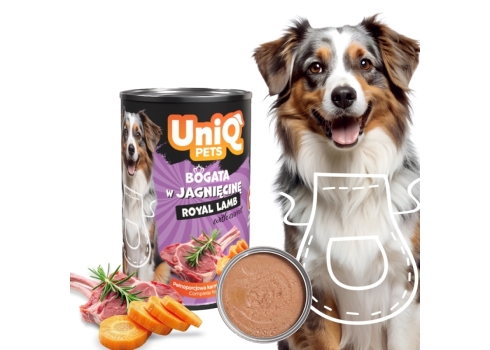 UniQ Pets Royal Lamb konserv koertele 375g