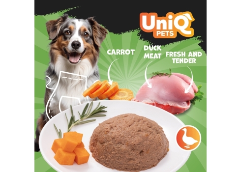 UniQ Pets Royal Duck konserv koertele 375g