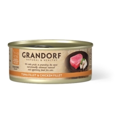 Grandorf Tuunikala filee ja Kana Rinnafilee konserv kassidele 70g