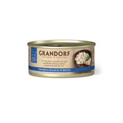 Grandorf Kana Rinnafilee ja Meriahven konserv kassidele 70g