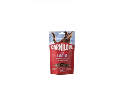 Carnilove Sardine with Strawberries maiused kassidele 50g