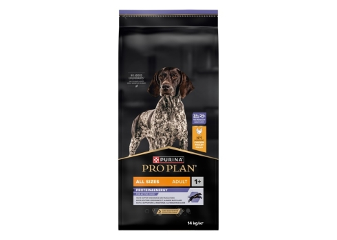 PRO PLAN KOERA TÄISSÖÖT PROTEIN & ENERGY ROHKE KANAGA 14KG