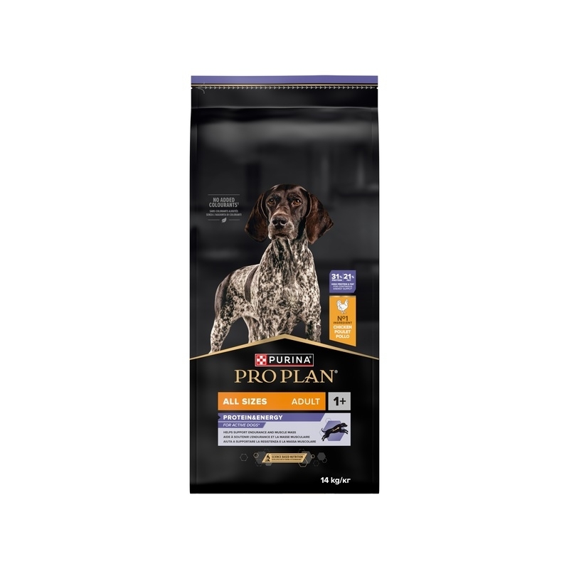 PRO PLAN KOERA TÄISSÖÖT PROTEIN & ENERGY ROHKE KANAGA 14KG