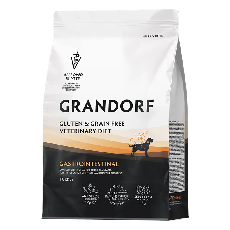 Grandorf Dog Vet Gastrointestinal Kalkun koeratoit 1kg