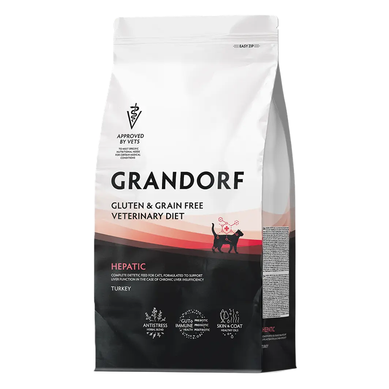 Grandorf Cat Vet Hepatic Kalkun kassitoit 400g