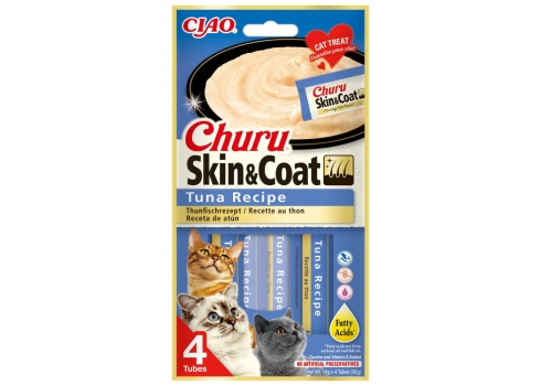 Churu kassimaius Cat Skin&Coat Tuna 4x14g