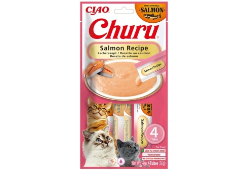 Churu Cat Salmon maius kassile 4x14g