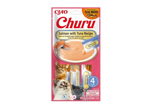 Churu Cat Salmon&Tuna maius kassile 4x14g