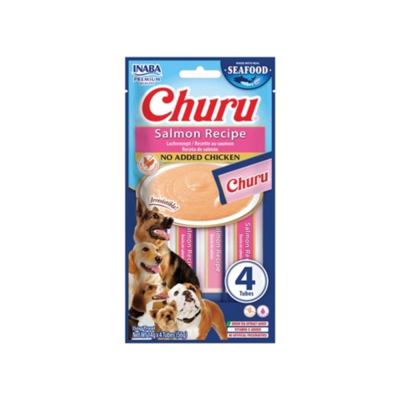 Churu Dog Salmon maius koerale 4x14g