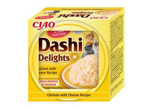 Churu Cat Dashi Delights Chicken&Cheese konserv kassile 70g