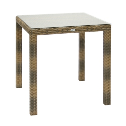 Laud WICKER 73x73xH71cm cappuccino