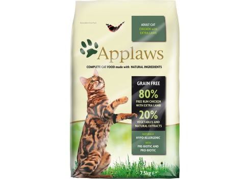 Applaws kassitoit Adult CHICKEN and LAMB 2kg, kassitoidud