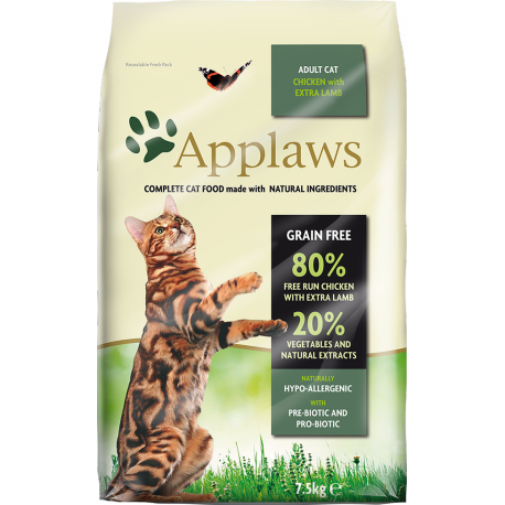 Applaws kassitoit Adult CHICKEN and LAMB 2kg, kassitoidud Applaws kassitoit Adult CHICKEN and LAMB 2kg, kassitoidud