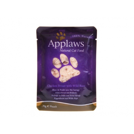 Applaws kana ja metsiku riisiga konserv kassidele 12x70g Applaws kana ja metsiku riisiga konserv kassidele 12x70g