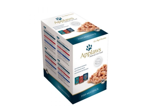 Applaws kassitoit einekotike Fish Multipack 12x70g