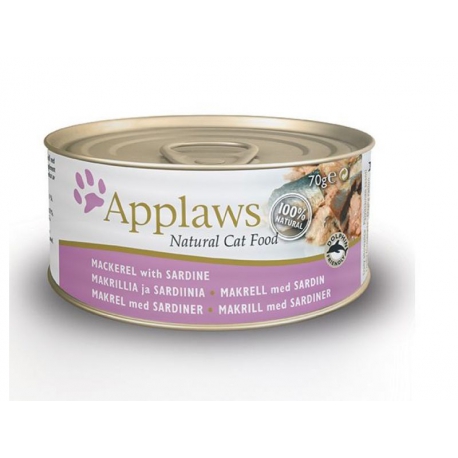 Applaws konserv makrelli ja sardiinidega täiskasvanud kassidele 24x70g Applaws konserv makrelli ja sardiinidega täiskasvanud kassidele 24x70g