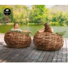 Tugitool Apple Bee COCOON kubu / roheline, 130x130xH76 cm