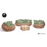 Tugitool Apple Bee COCOON kubu / roheline, 130x130xH76 cm