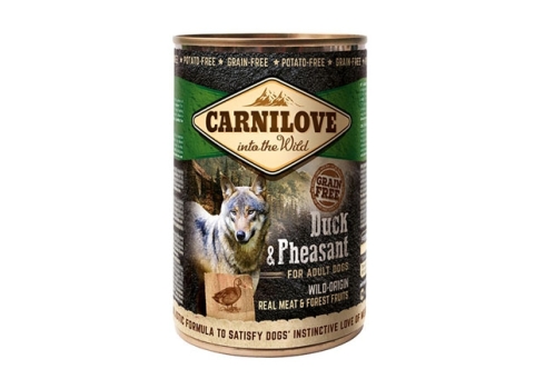 Carnilove koeratoit Wild Meat Duck & Pheasant 6x400g