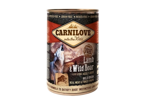 Carnilove koeratoit Lamb & Wild Boar 6x400g