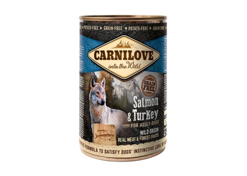 Carnilove koeratoit Wild Meat Salmon & Turkey 6x400g