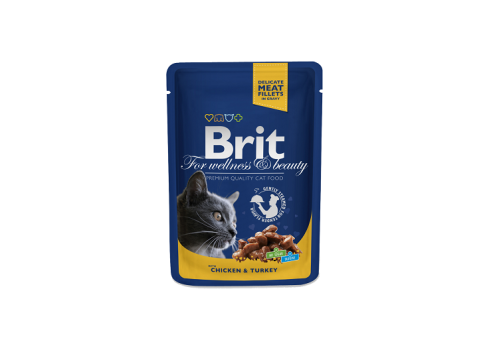 Brit Premium kassikonserv Chicken & Turkey 24x100g