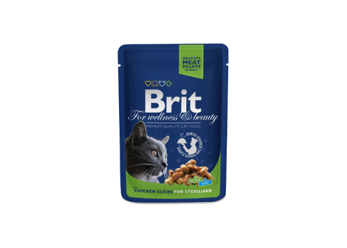 Brit Premium kassikonserv Chicken Slices Sterilised 24x100g