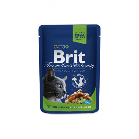 Brit Premium kassikonserv Chicken Slices Sterilised 24x100g