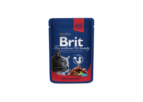 Brit Premium kassikonserv Beef Stew & Peas 24x100g