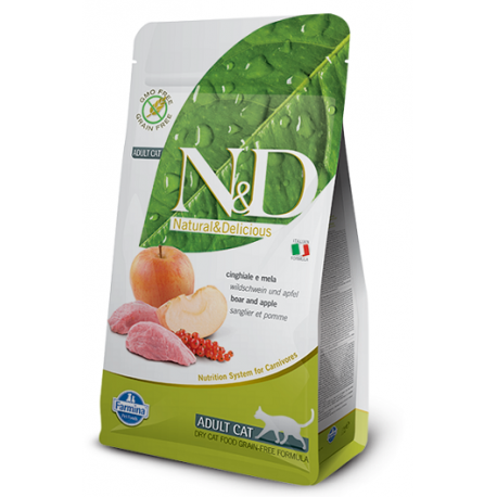 Farmina Boar & Apple Adult kassitoit 1,5kg Farmina Boar & Apple Adult kassitoit 1,5kg