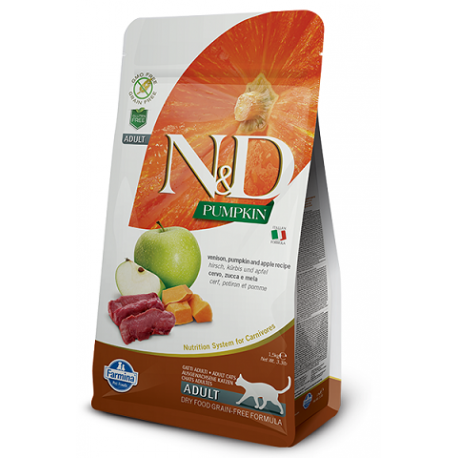 Farmina Pumpkin Venison & Apple Feline Adult kassitoit 1,5kg Farmina Pumpkin Venison & Apple Feline Adult kassitoit 1,5kg