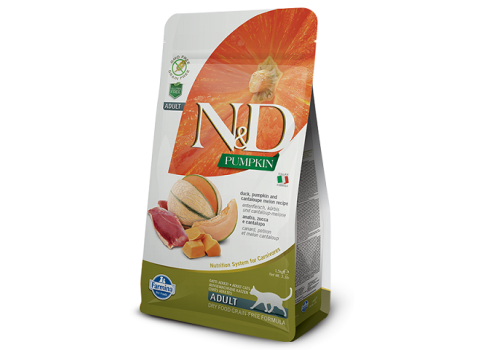 Farmina Pumpkin Duck & Cantaloupe Melon Feline Adult kassitoit 1,5kg