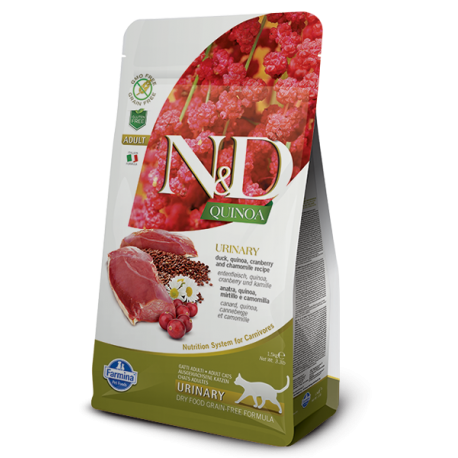 Farmina QUINOA URINARY Feline Adult kassitoit 1,5kg Farmina QUINOA URINARY Feline Adult kassitoit 1,5kg