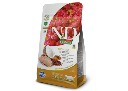 Farmina QUINOA SKIN & COAT Feline kassitoit 1,5kg
